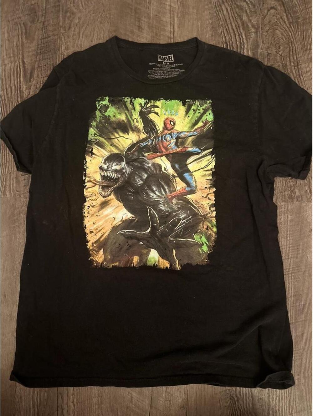 Marvel Men's Black Tshirt